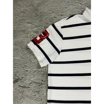 Chief Keef Polo Ralph Lauren white striped big pony