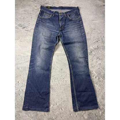 Lee flared bootcut jeans denim pants Y2K washed