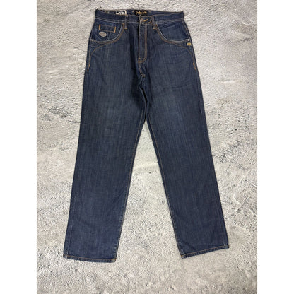 Pelle Pelle vintage navy blue jeans Y2K baggy denim big logo