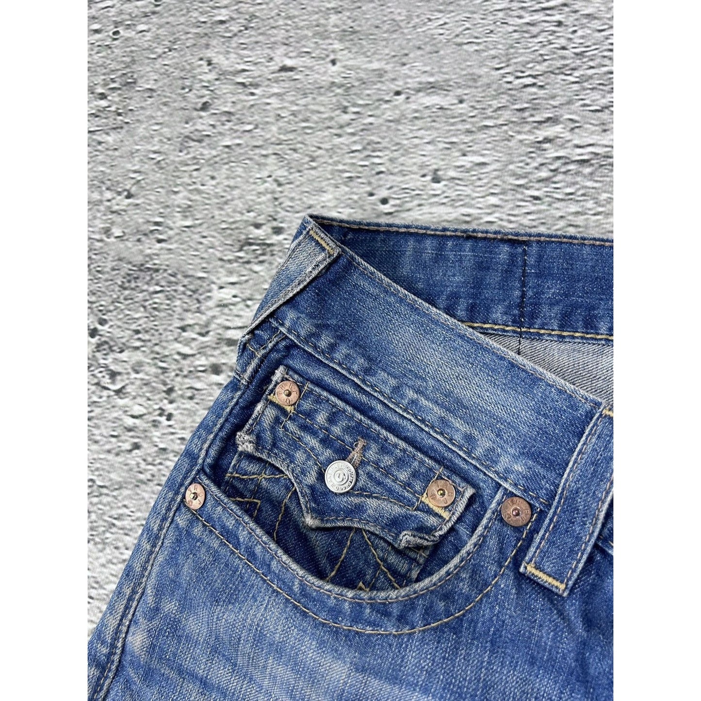 True Religion jeans vintage denim pants straight