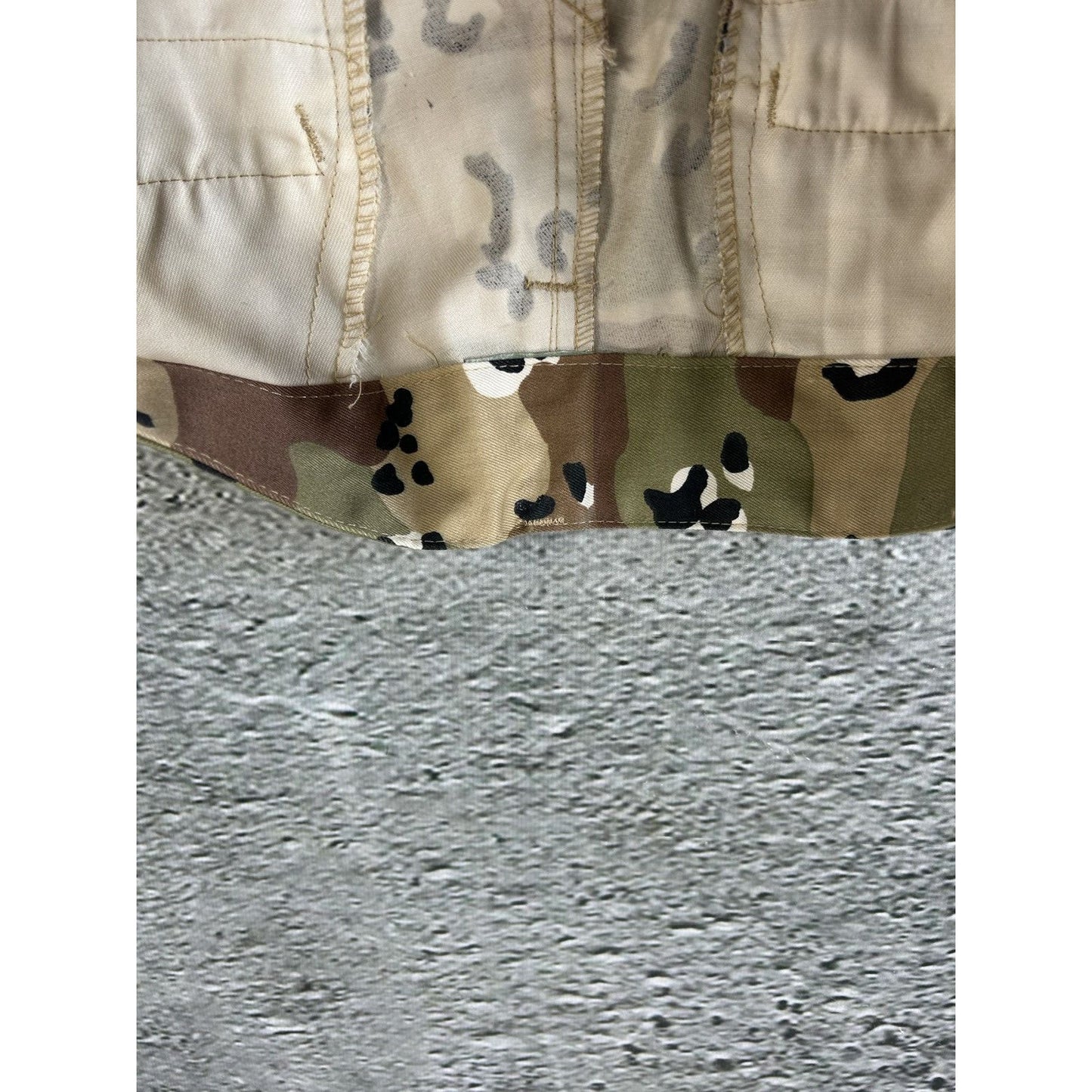 Military cargo pants vintage camo brown