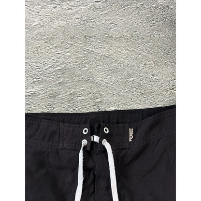 Quiksilver shorts black Y2K vintage fullprint graffiti surf