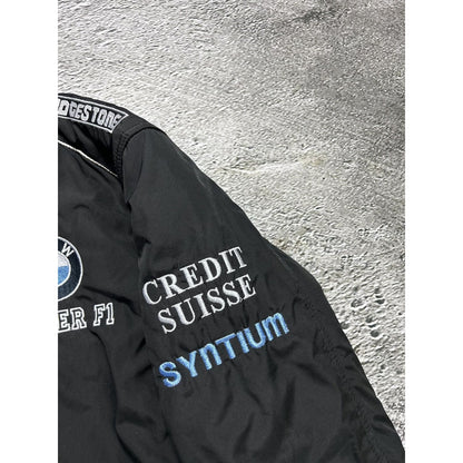 BMW Racing Jacket vintage black bomber Intel Sauber F1