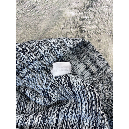 Evisu sweater big logo seagull knit vintage grey red EU ED