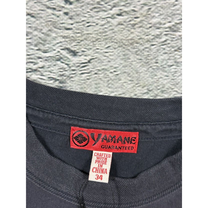 Evisu Yamane vintage black T-shirt mouse cheese logo