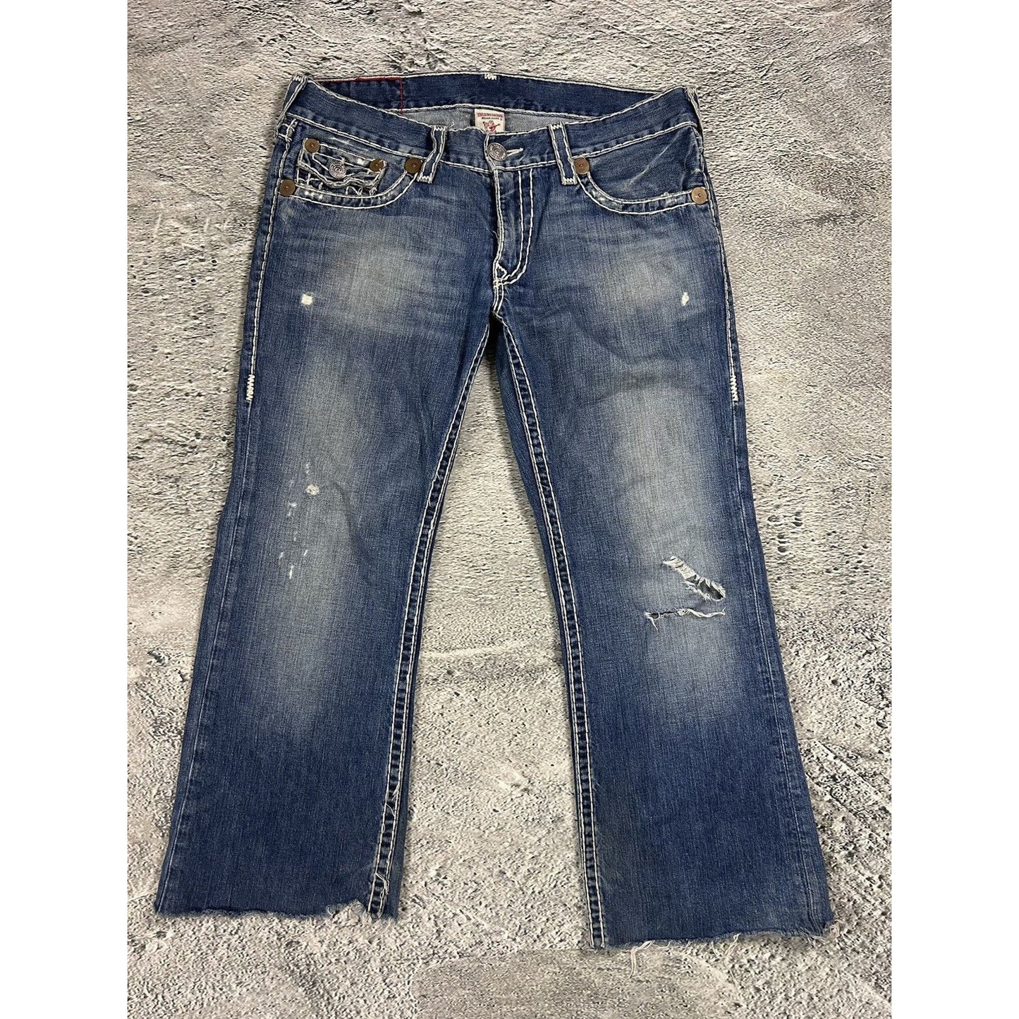 True Religion Billy jeans vintage denim pants flared Y2K