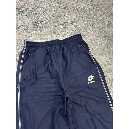 Lotto vintage navy nylon track pants drill Y2K parachute