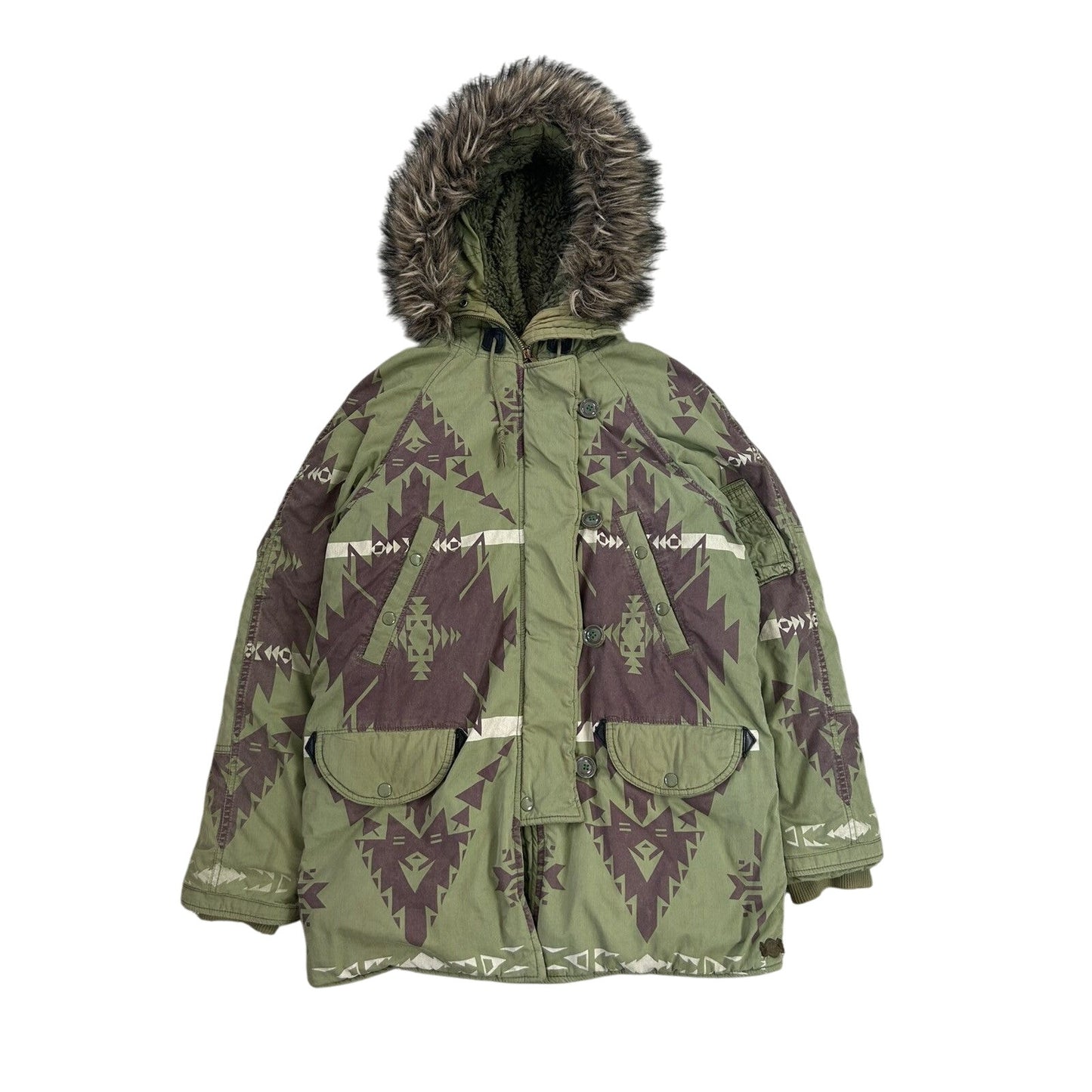 Polo Ralph Lauren Denim Supply Aztec puffer parka jacket