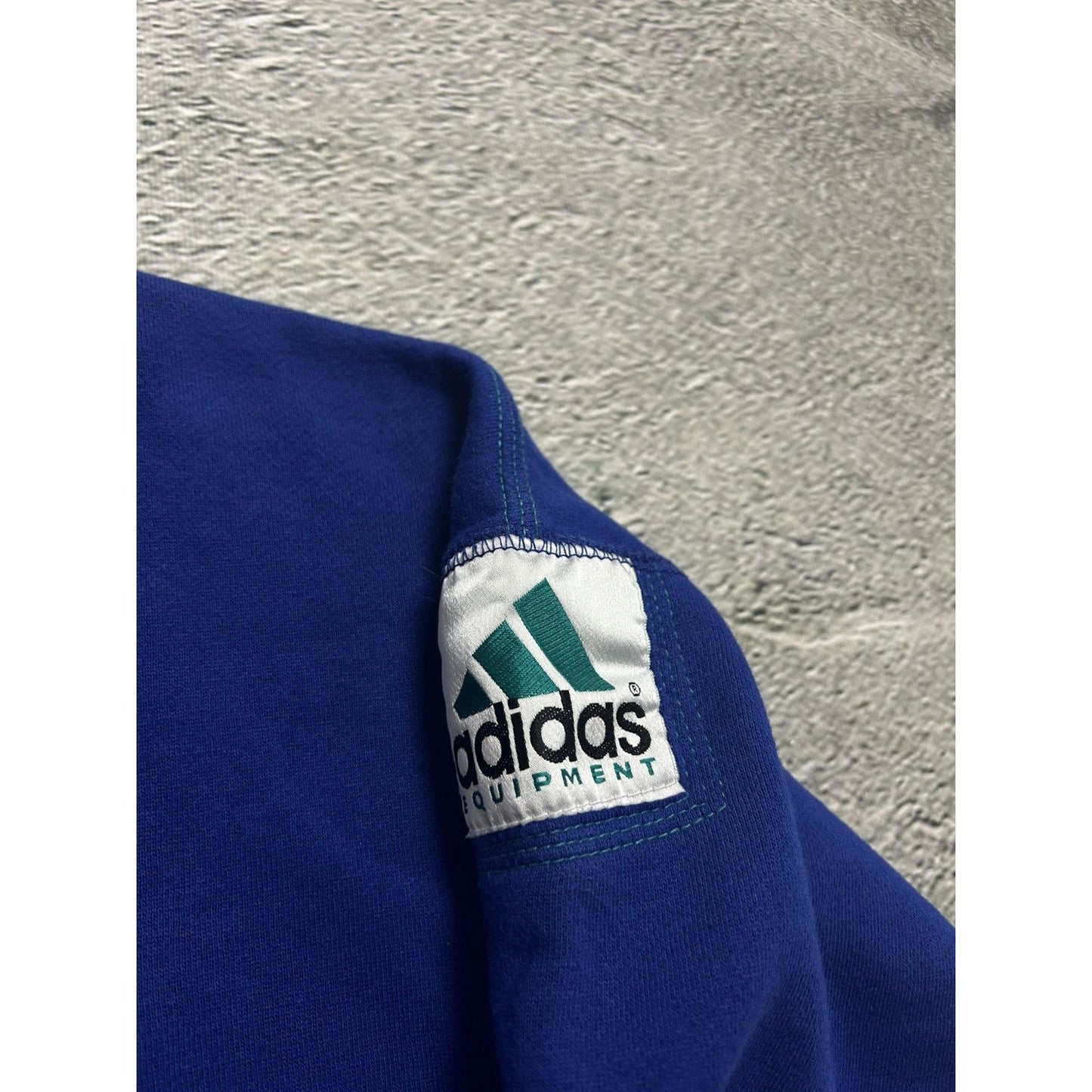 Adidas vintage sweatshirt blue halfzip Equipment EQT 2000s