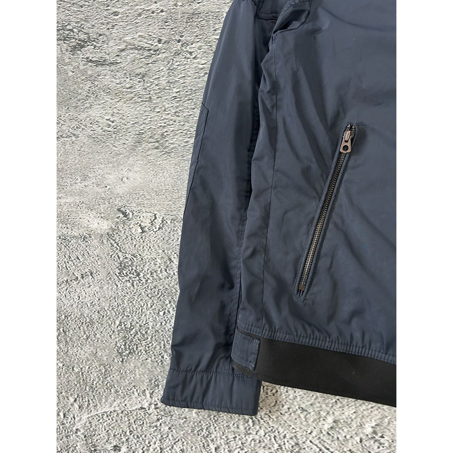 Diesel nylon jacket navy blue bomber vintage Y2K