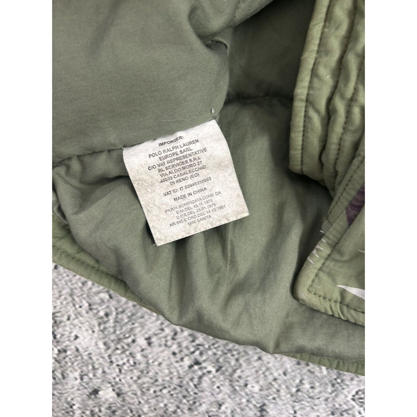 Polo Ralph Lauren Denim Supply Aztec puffer parka jacket