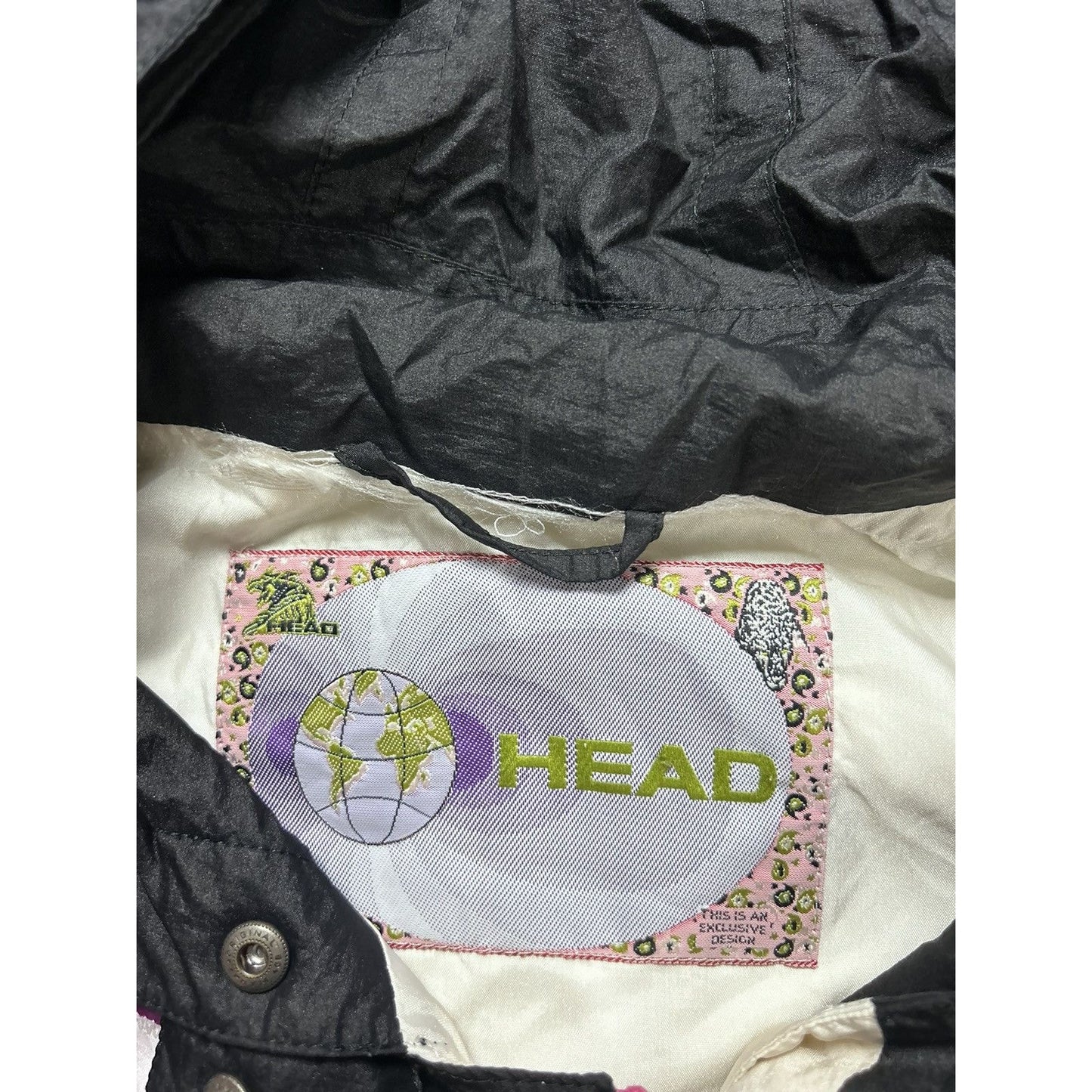 Vintage Head OutDoor Ski Jacket Goretex abstract