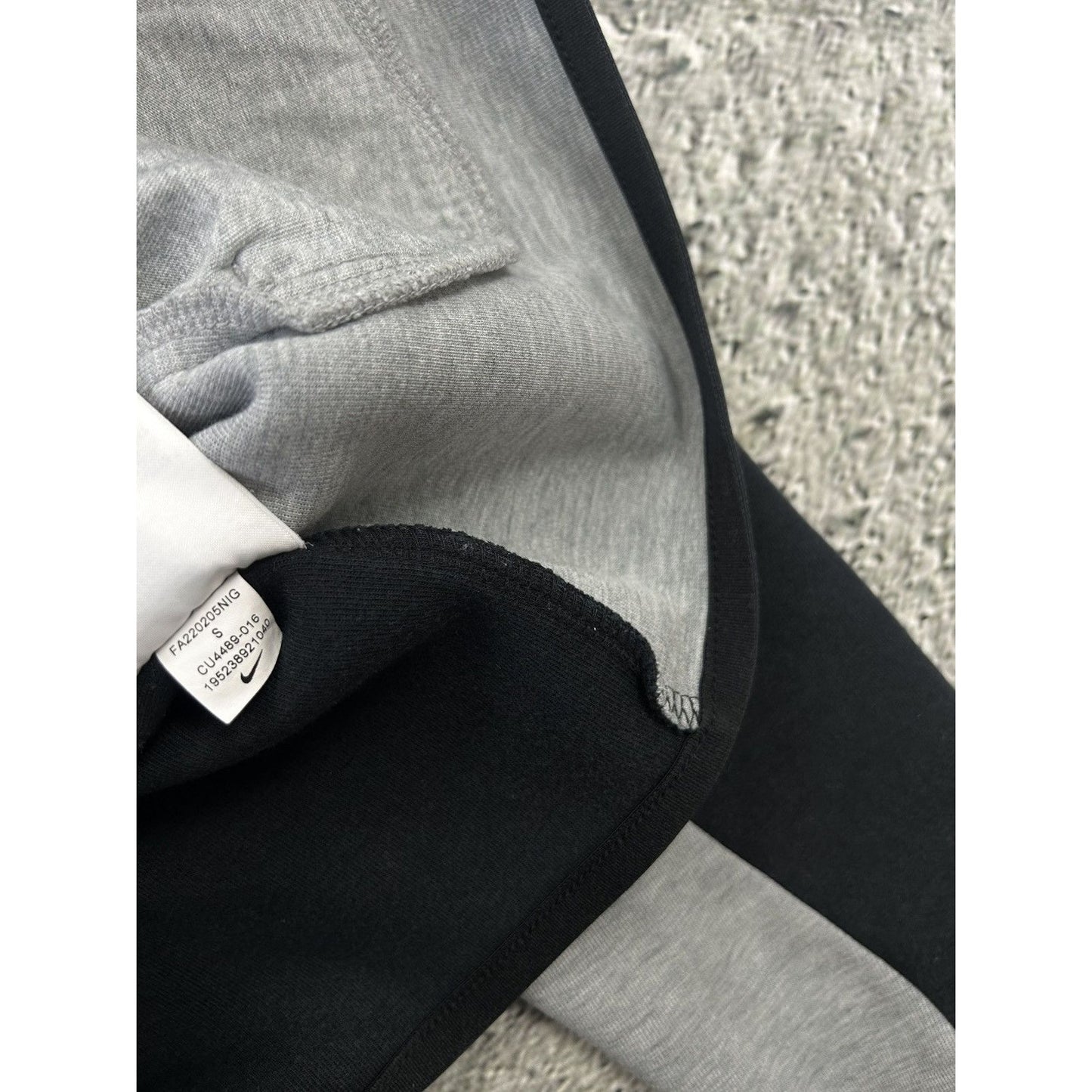 Nike tech fleece zip hoodie black grey