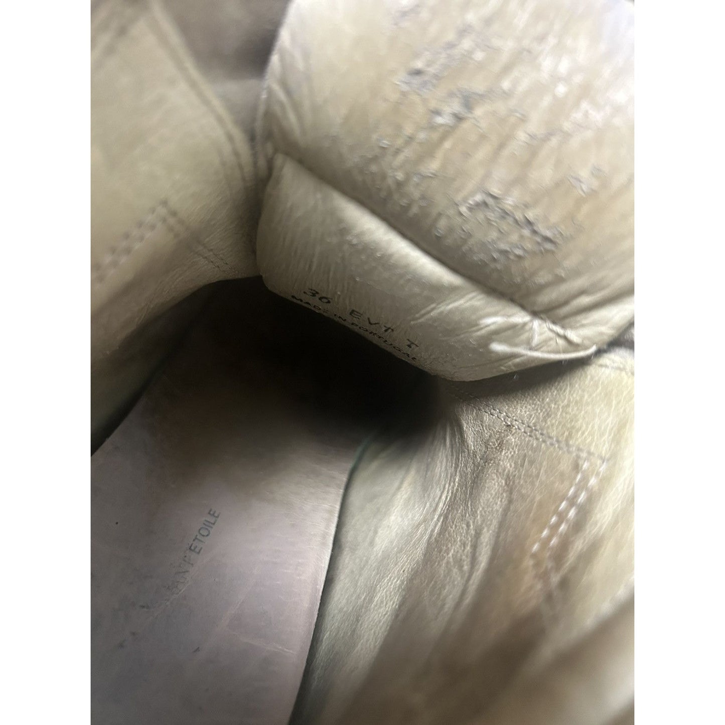 Isabel Marant Leather Sneakers Bekett beige wedge