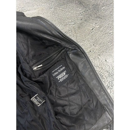 BMW leather Jacket vintage black racing highway Hillbilly