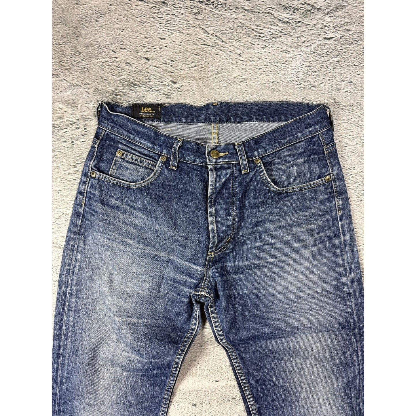 Lee flared bootcut jeans denim pants Y2K washed