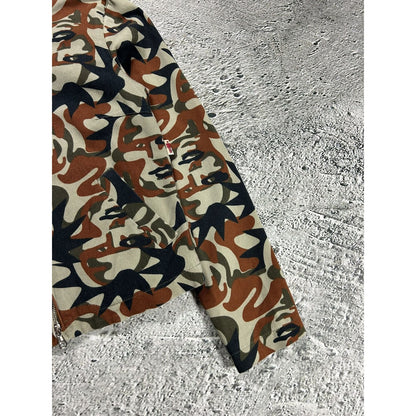 Jean Paul Gaultier denim jacket AW 2001 JPG Jeans Faces Camo