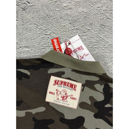 Supreme x True Religion polo shirt camo L