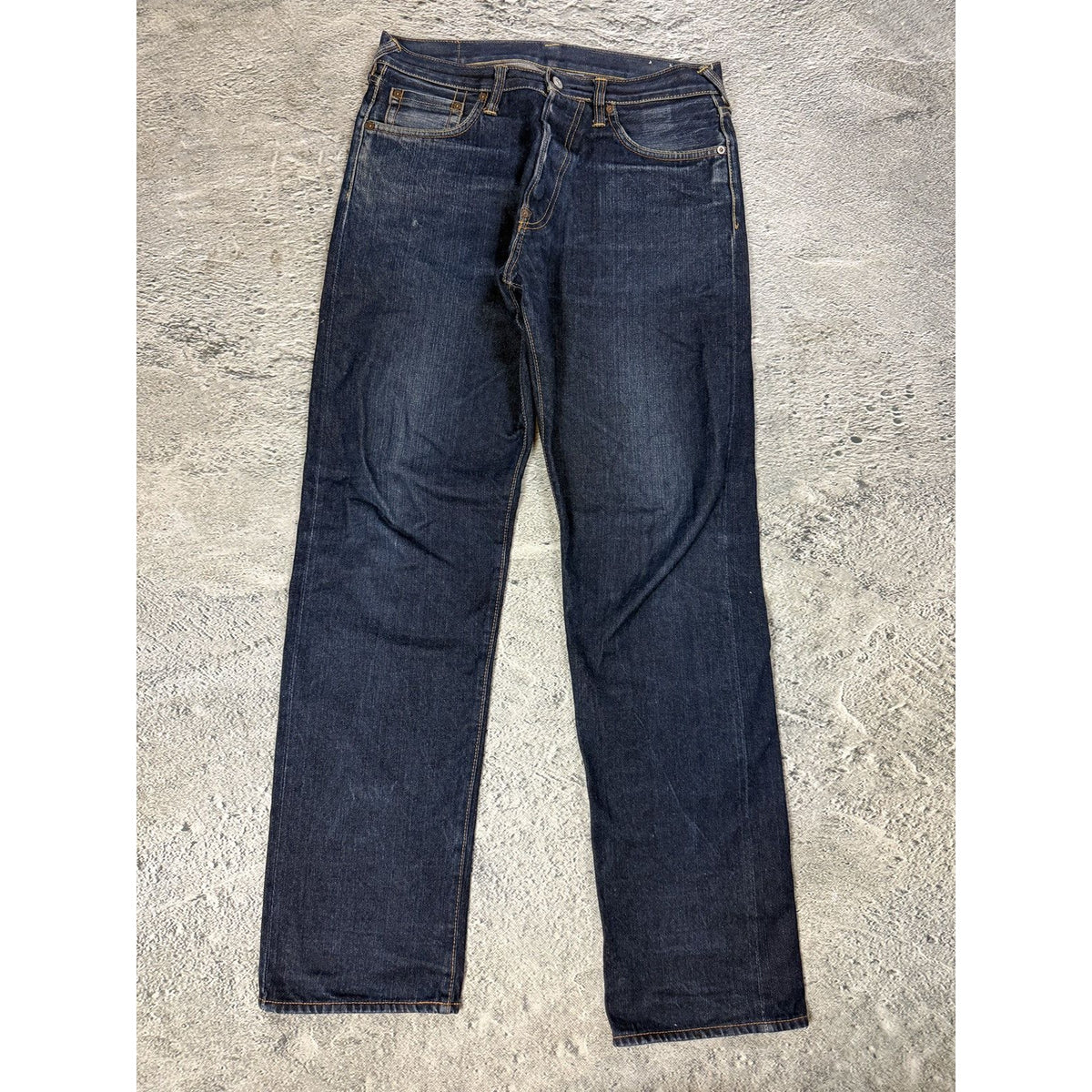 Evisu jeans daicock big logo Red selvedge raw denim Japan