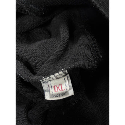 Evisu zip hoodie black vintage big logo monogram seagulls Y2K