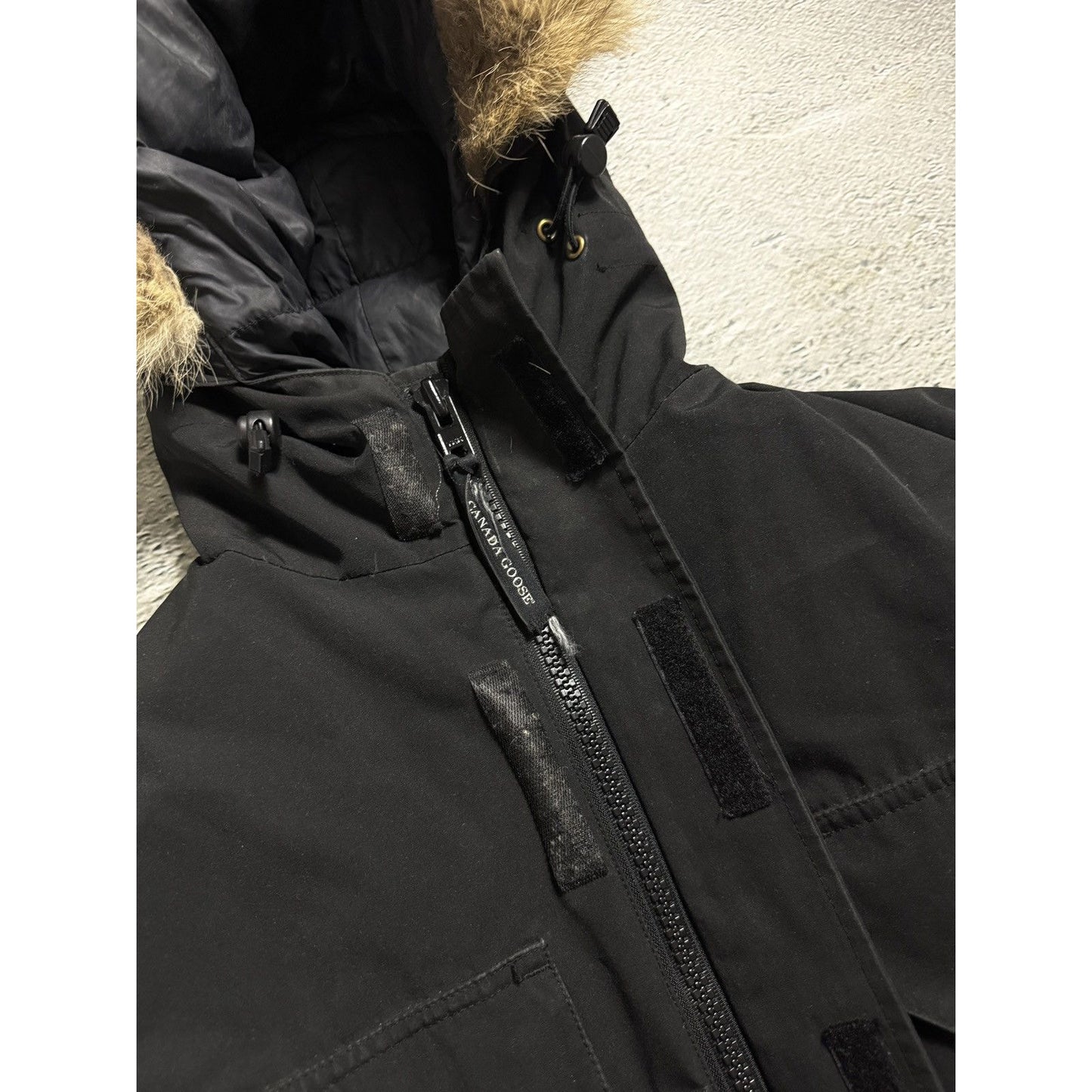 Canada Goose vintage black expedition parka jacket puffer