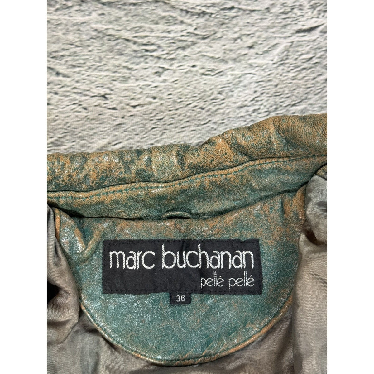 Pelle Pelle Marc Buchanan 80s leather jacket soda club