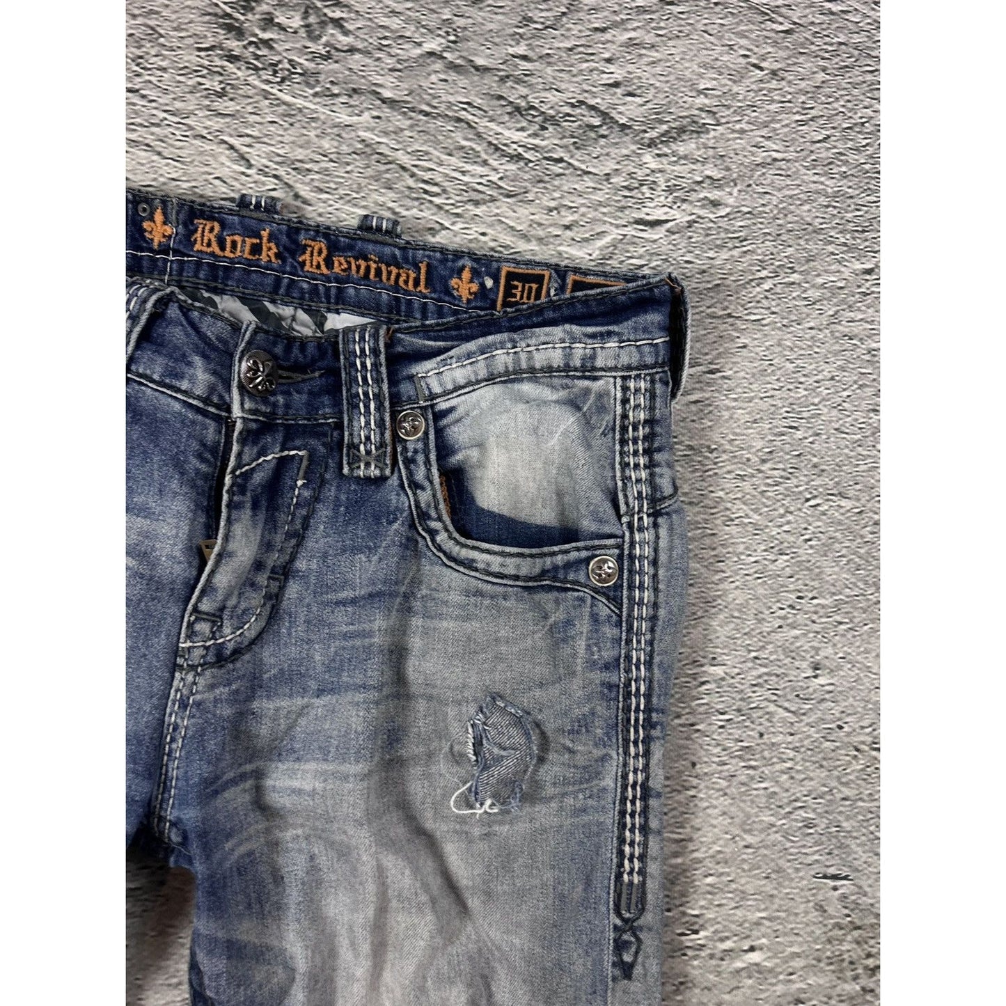 Rock Revival vintage blue jeans Y2K flared ZED