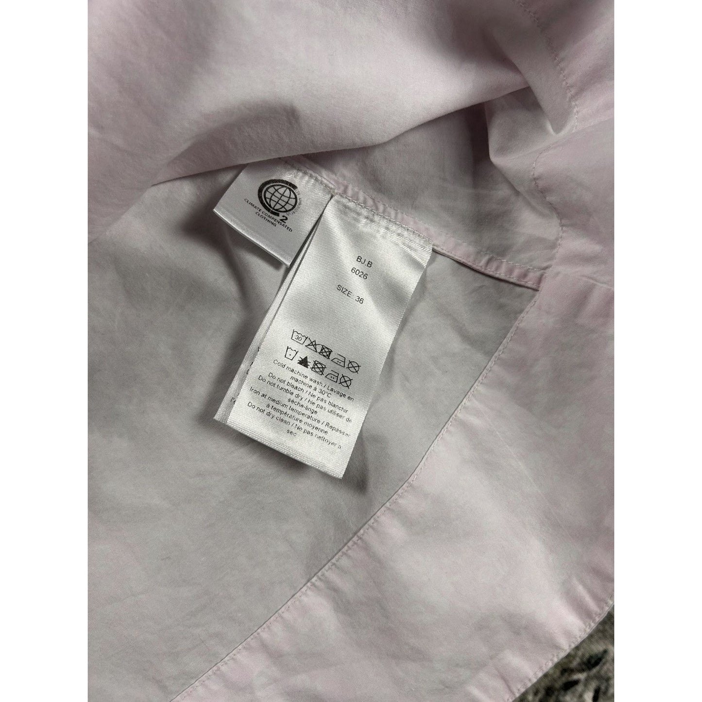 Ganni shirt button-up pink