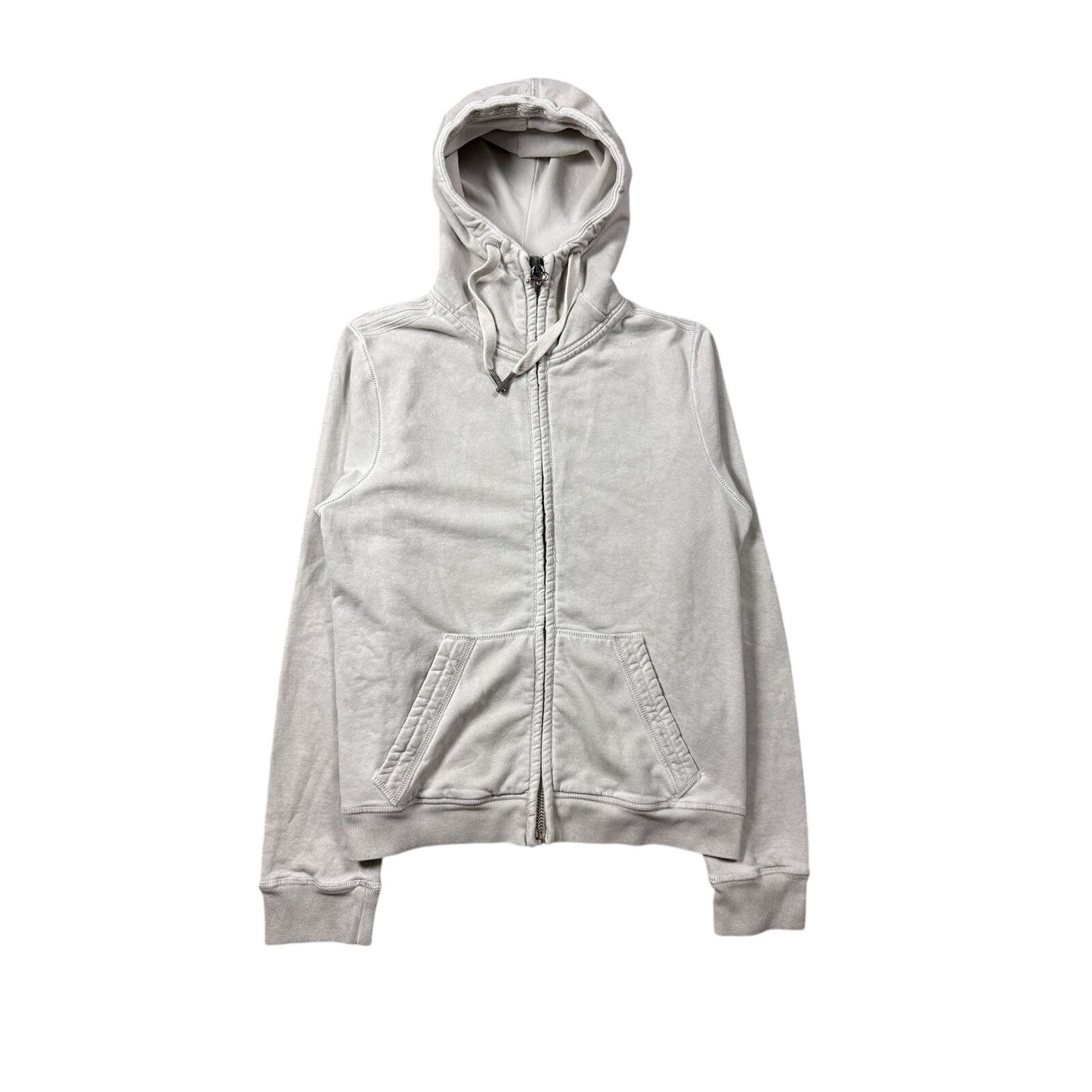 True Religion zip hoodie grey rhinestones logo horseshoe Y2K