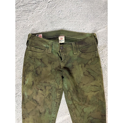 True Religion vintage camo jeans slim Casey skinny