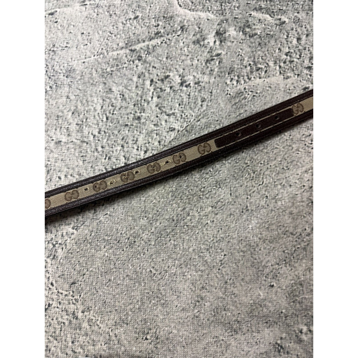 Gucci GG monogram belt biege black leather swag