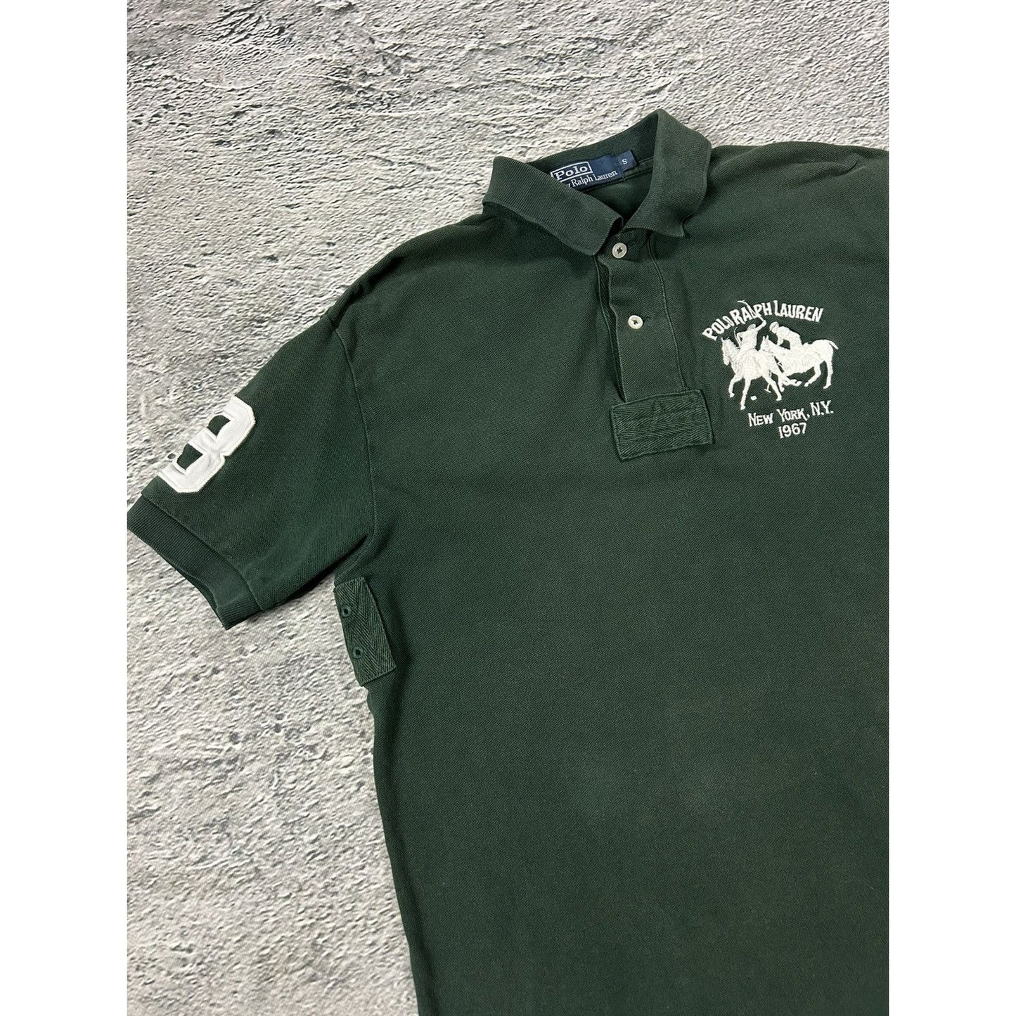 Chief Keef Polo Ralph Lauren Polo green white big pony Y2K