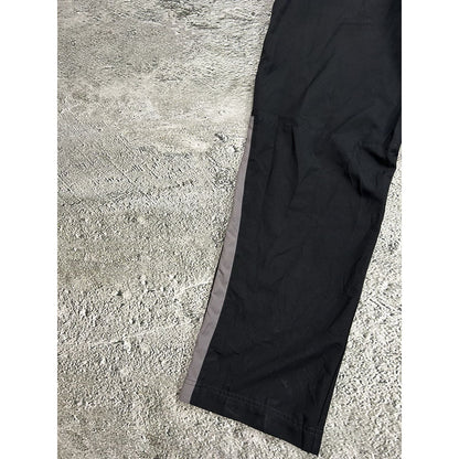 Nike nylon track pants black vintage drill Y2K parachute