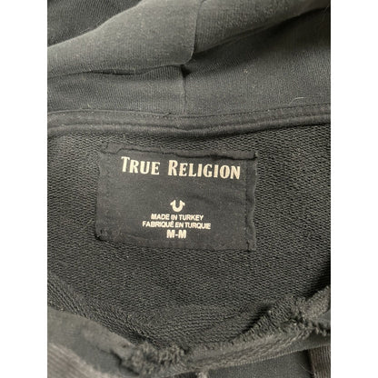True Religion vintage black hoodie big logo Y2K horseshoe
