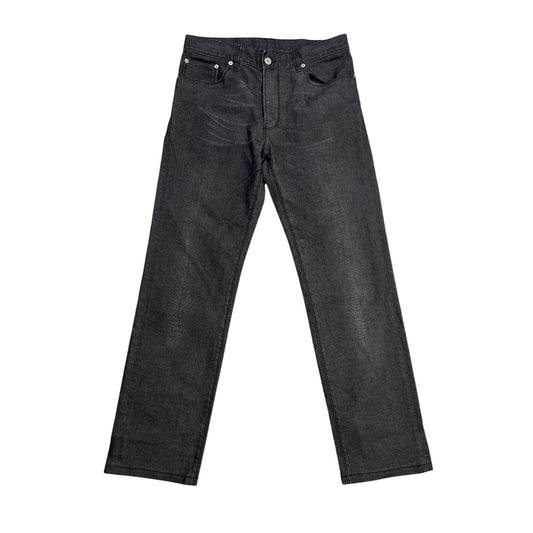 Prada jeans straight vintage denim pants grey easy fit