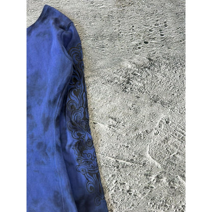 Vintage Y2K Longsleeve navy blue