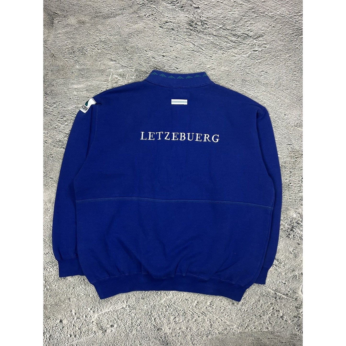 Adidas vintage sweatshirt blue halfzip Equipment EQT 2000s