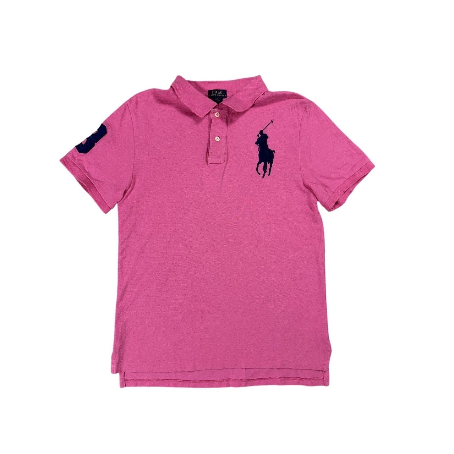 Chief Keef Polo Ralph Lauren vintage pink polo T-shirt big pony