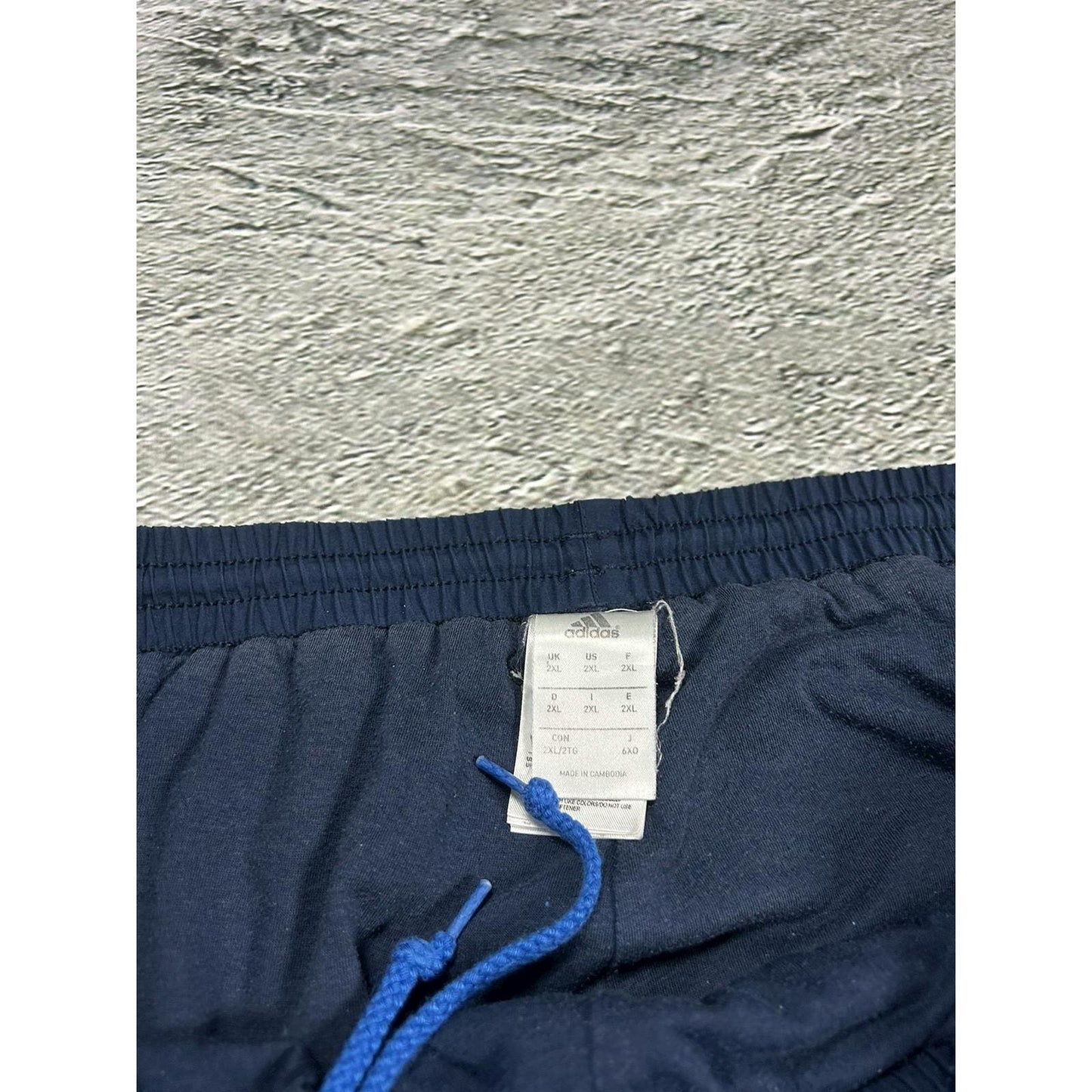 Adidas vintage navy blue track pants small logo 2000s