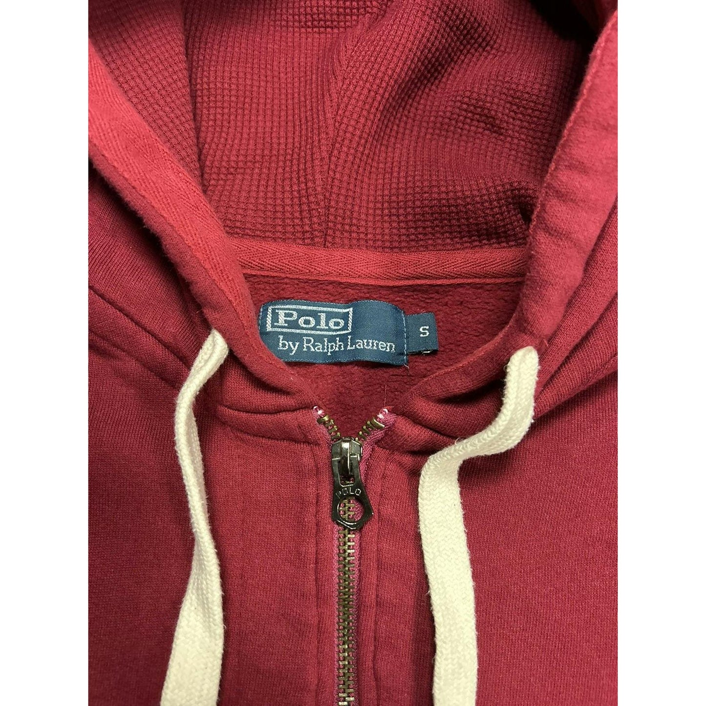 Polo Ralph Lauren zip hoodie red sweatshirt