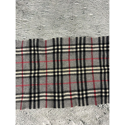 Burberry scarf cashmere grey nova check rare