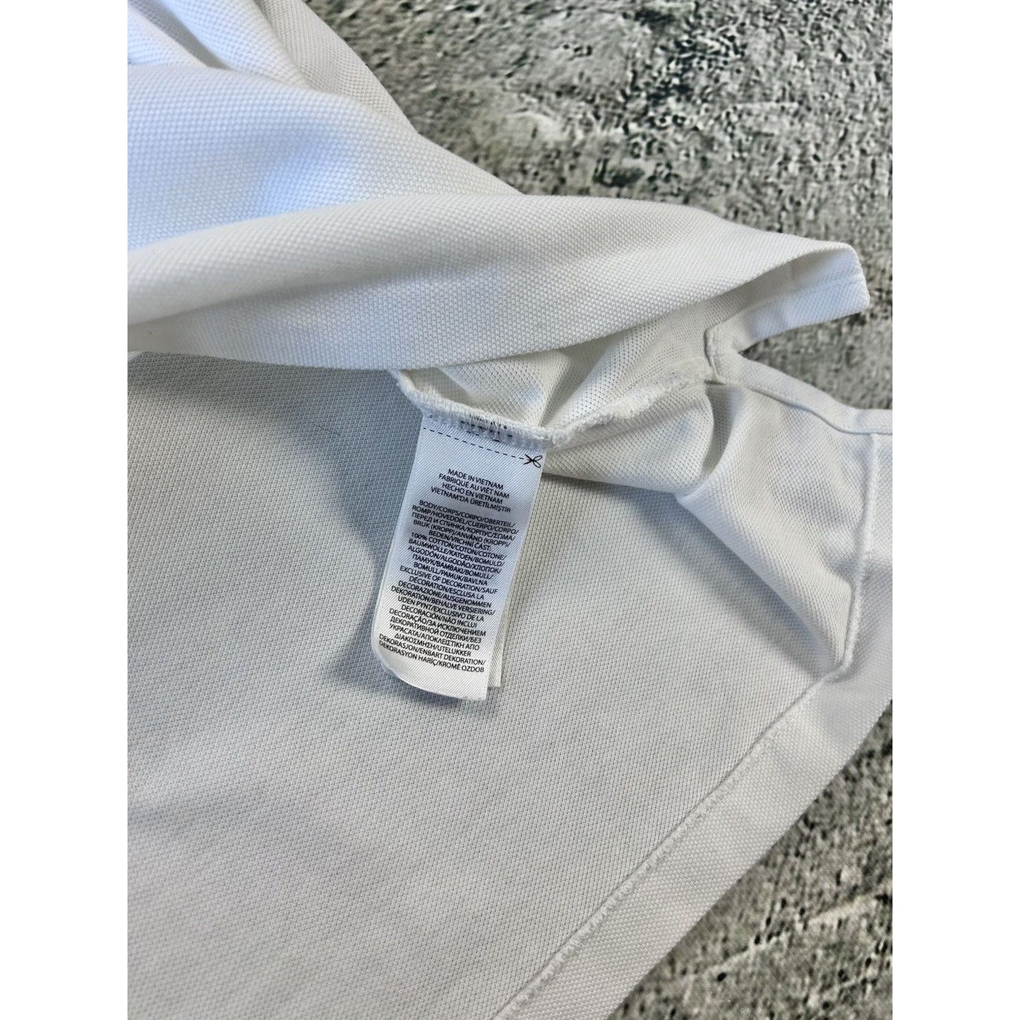 Chief Keef Polo Ralph Lauren Japan white red polo small pony
