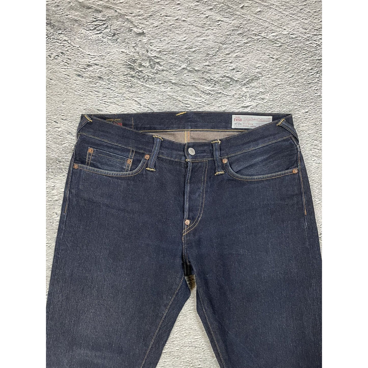 Evisu skull seagulls vintage navy jeans