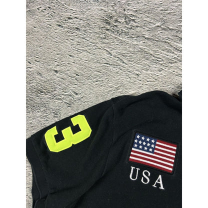 Chief Keef Polo Ralph Lauren USA black Polo t-shirt big pony