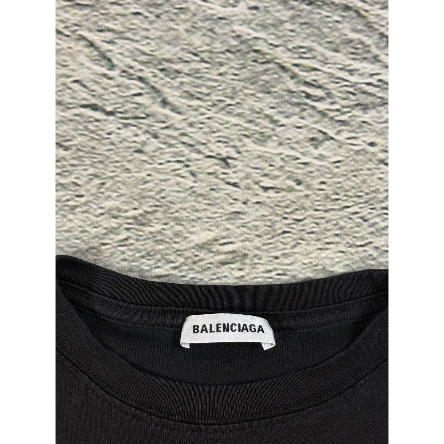 Baleniciaga long sleeve black small logo