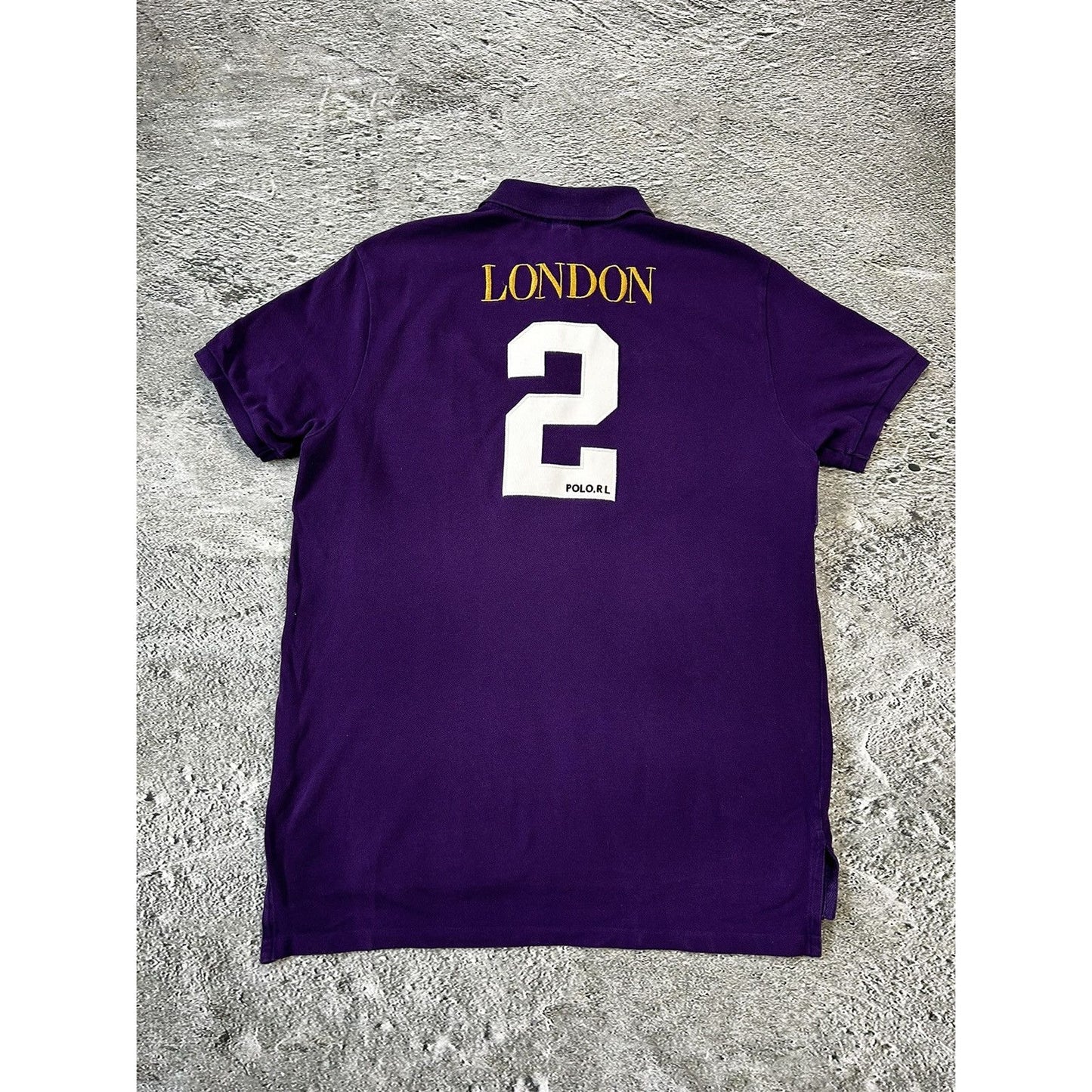 Chief Keef Polo Ralph Lauren London Polo T-shirt purple vintage