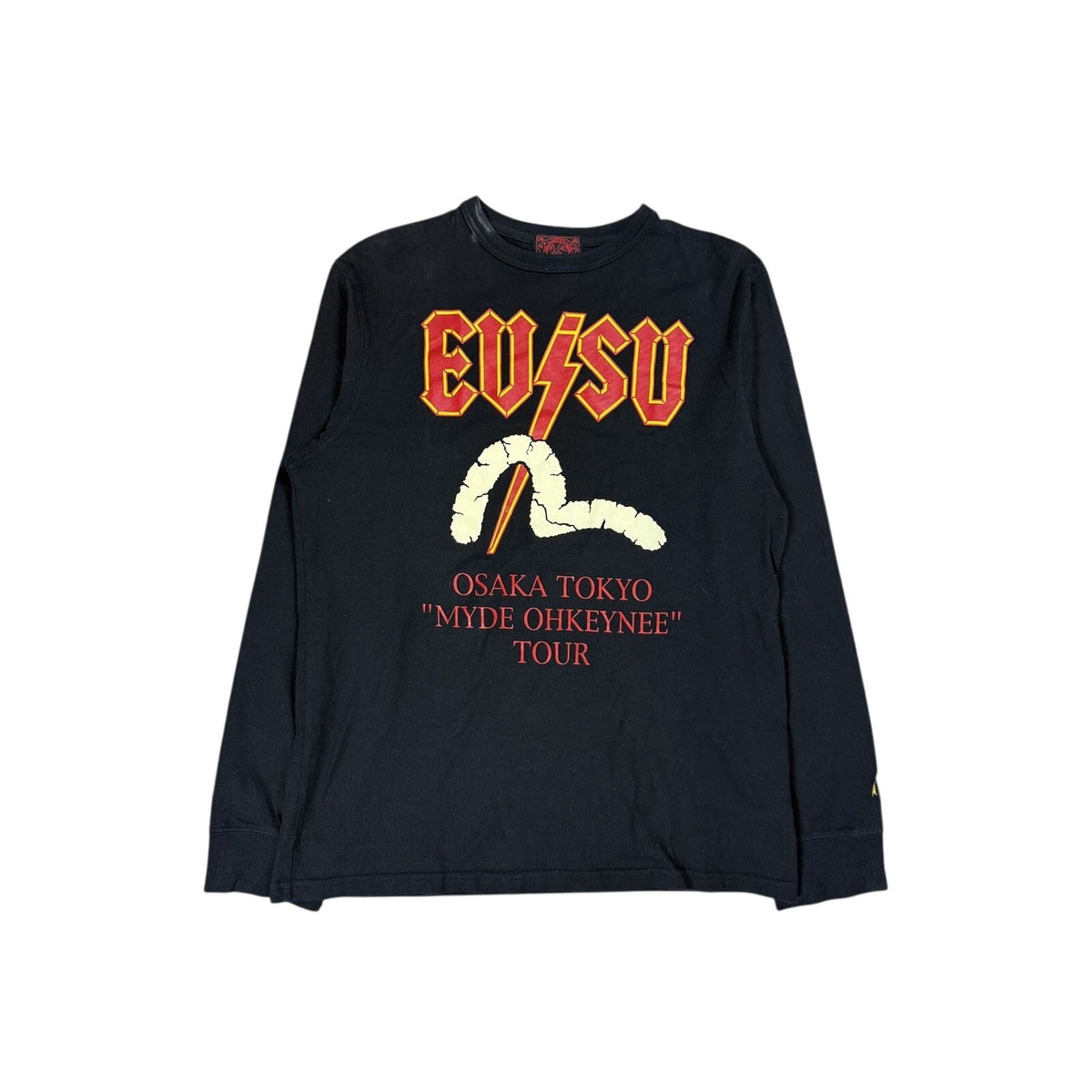 Evisu AC/DC longsleeve vintage black t-shirt