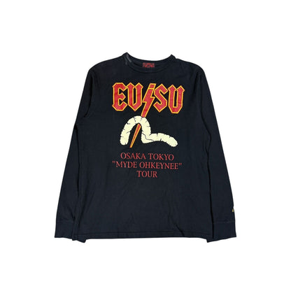 Evisu AC/DC longsleeve vintage black t-shirt