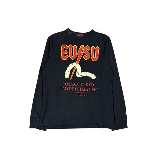 Evisu AC/DC longsleeve vintage black t-shirt