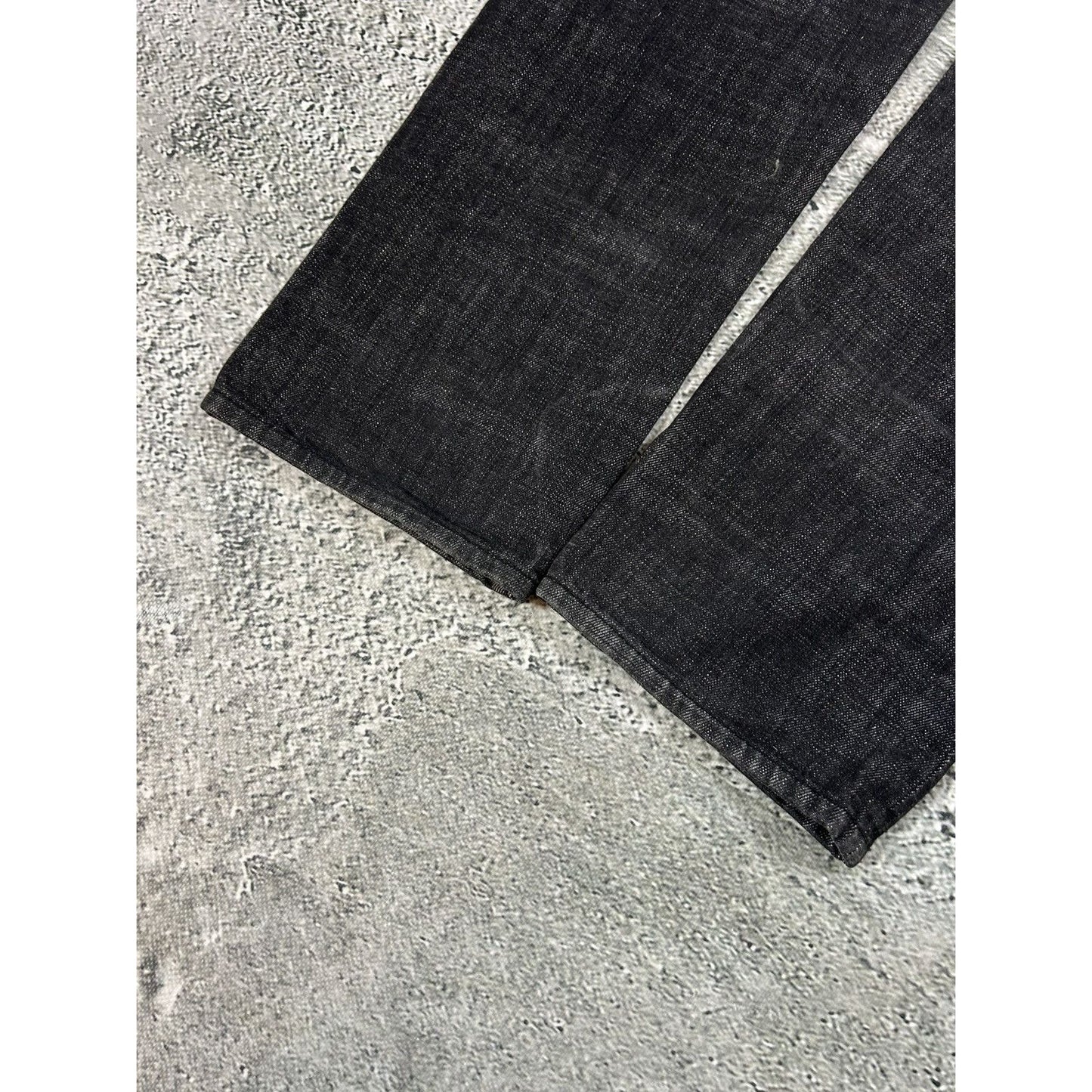 Evisu jeans black big logo Before Anyone white selvedge